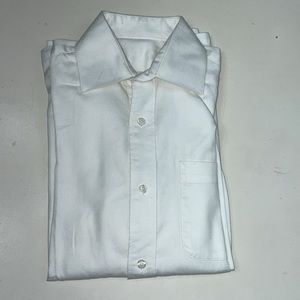 Cotton white shirt, boys, size 10